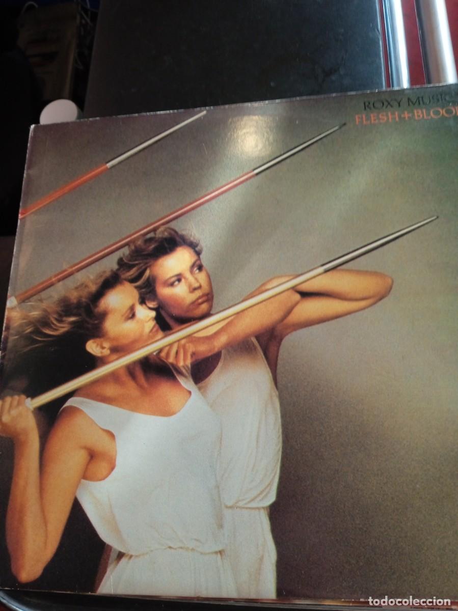 Discos de vinilo: ROXY MUSIC- FLESH + BLOOD. LP ESPA&Ntilde;A