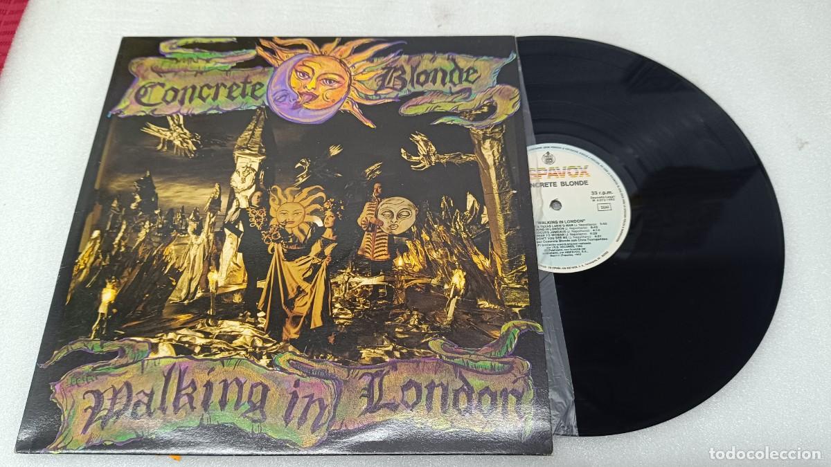 Vinyl records: CONCRETE BLONDE - WALKING IN LONDON - SPAIN - HISPAVOX - INCLUYE ENCARTE