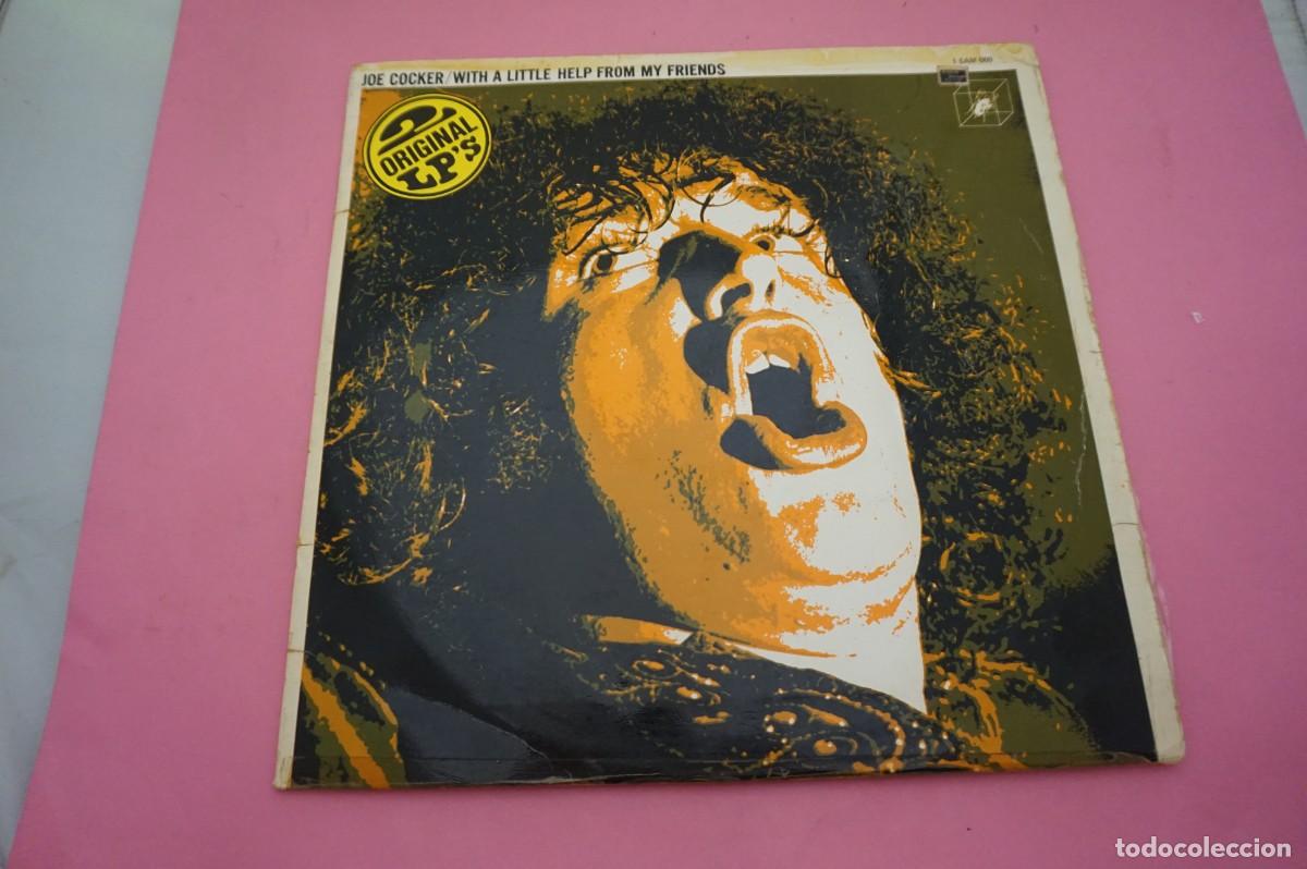 Discos de vinilo: DOBLE LP - JOE COCKER - WITH A LITTLE HELP FROM MY FRIENDS - EL VINILO ESTA EN BUEN ESTADO