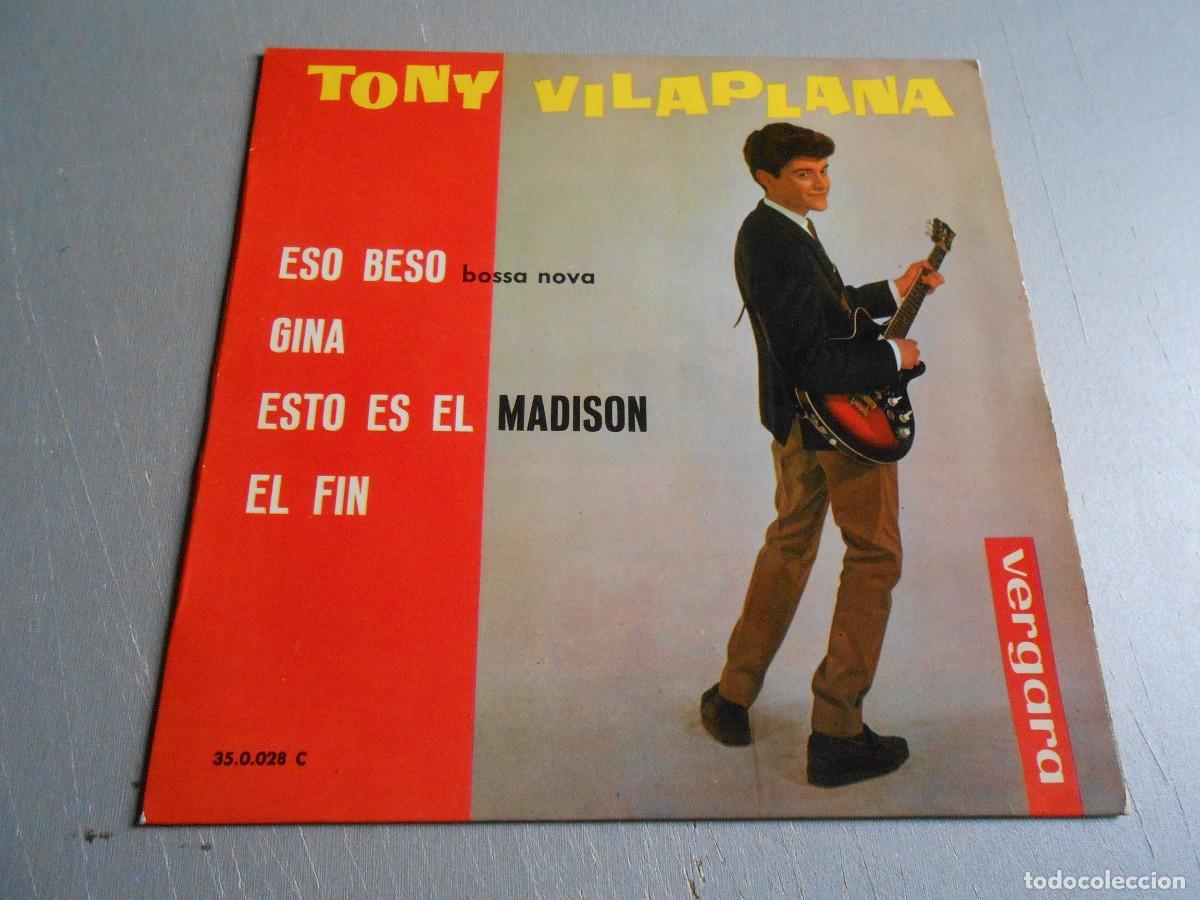 Discos de vinilo: TONY VILAPLANA, EP, ESO BESO + 3, A&Ntilde;O 1963, VERGARA 35.0.028 C