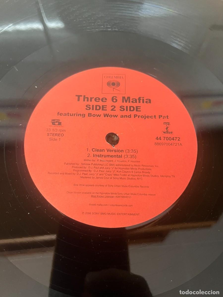 Discos de vinilo: Three 6 Mafia Side 2 Side - Foto 3