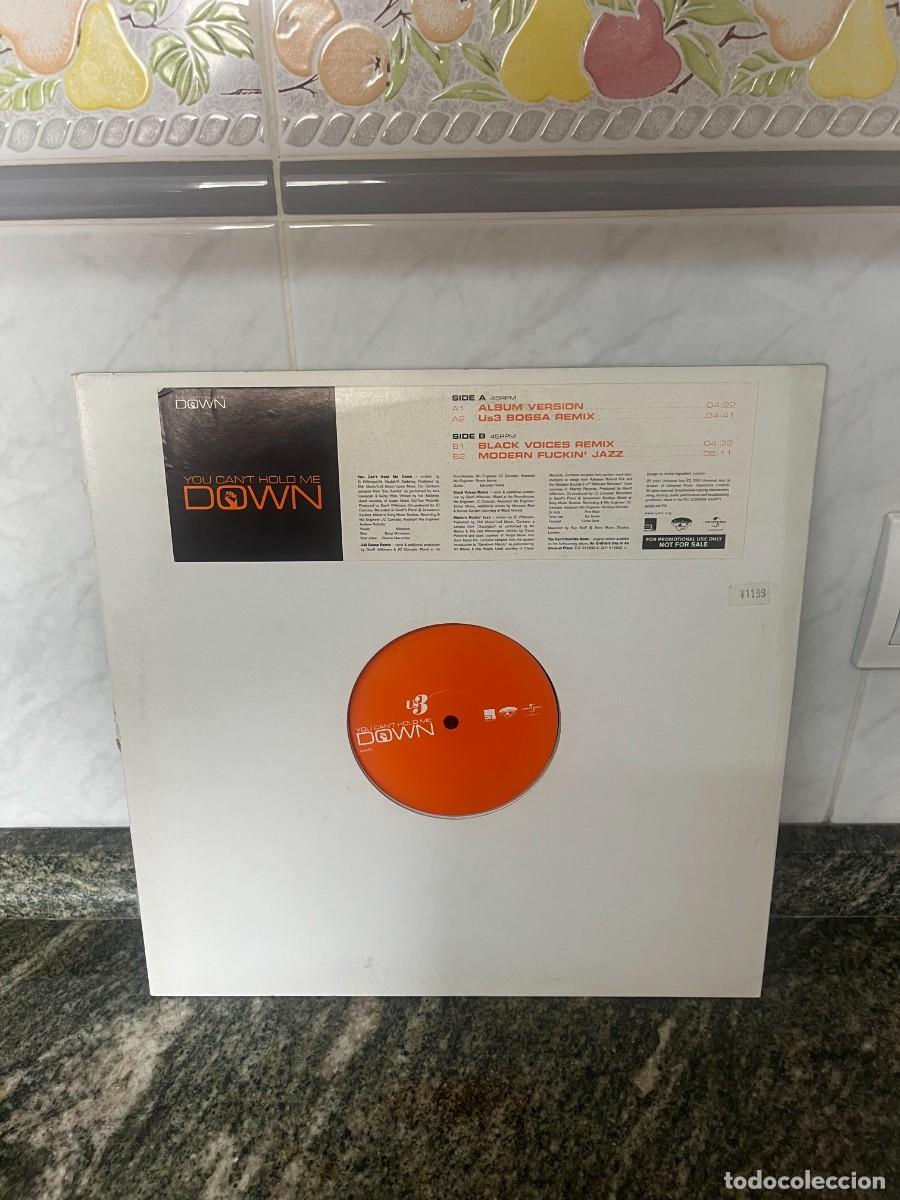 Discos de vinilo: Us3 You Cant Hold Me Down - Foto 1