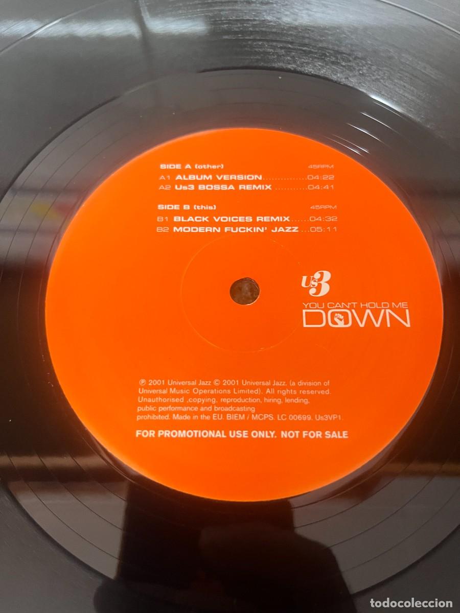 Discos de vinilo: Us3 You Cant Hold Me Down - Foto 3