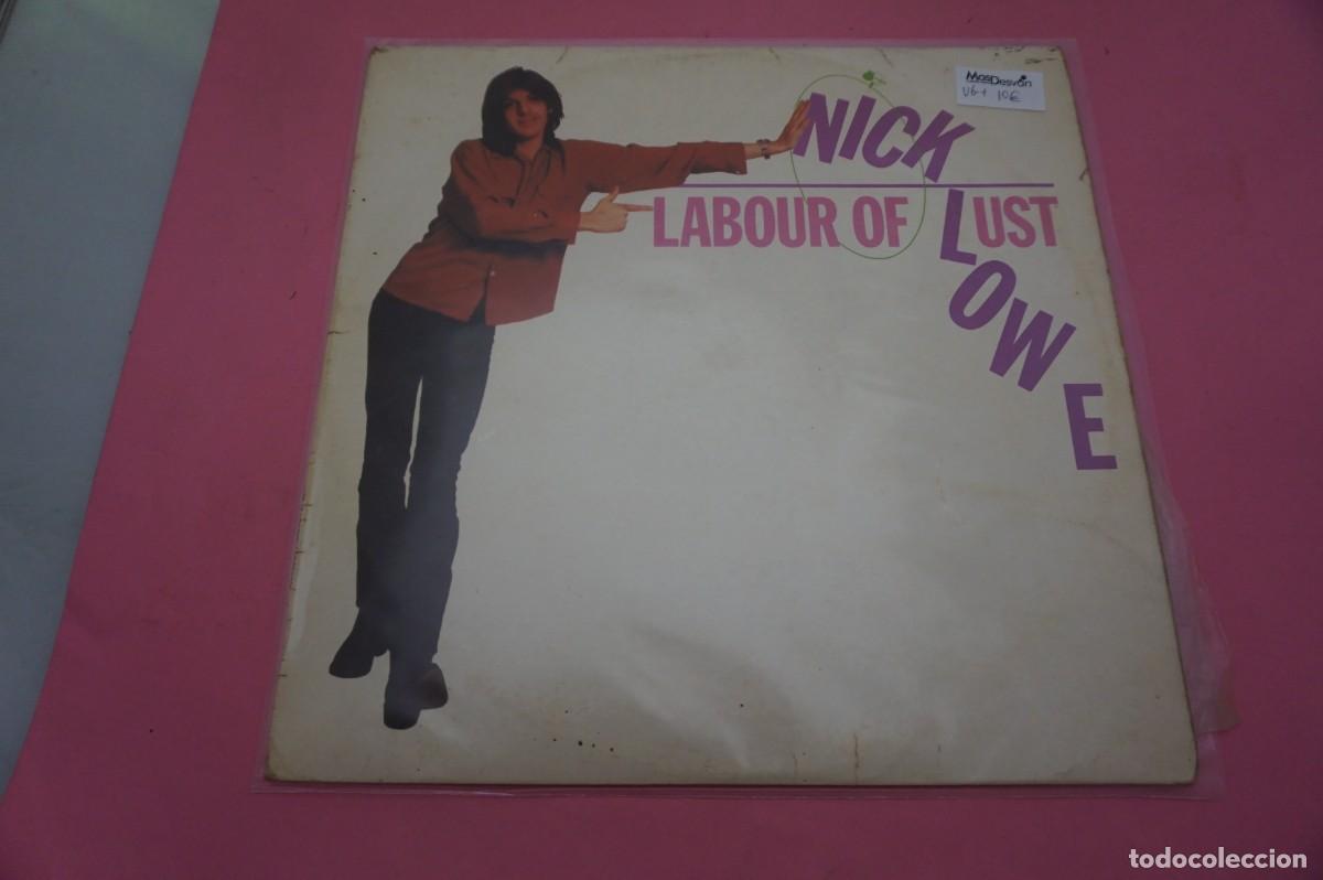 Disques de vinyle: LP/ NICK LOWE - LABOUR OF LUST - EL VINILO ESTA EN BUEN ESTADO