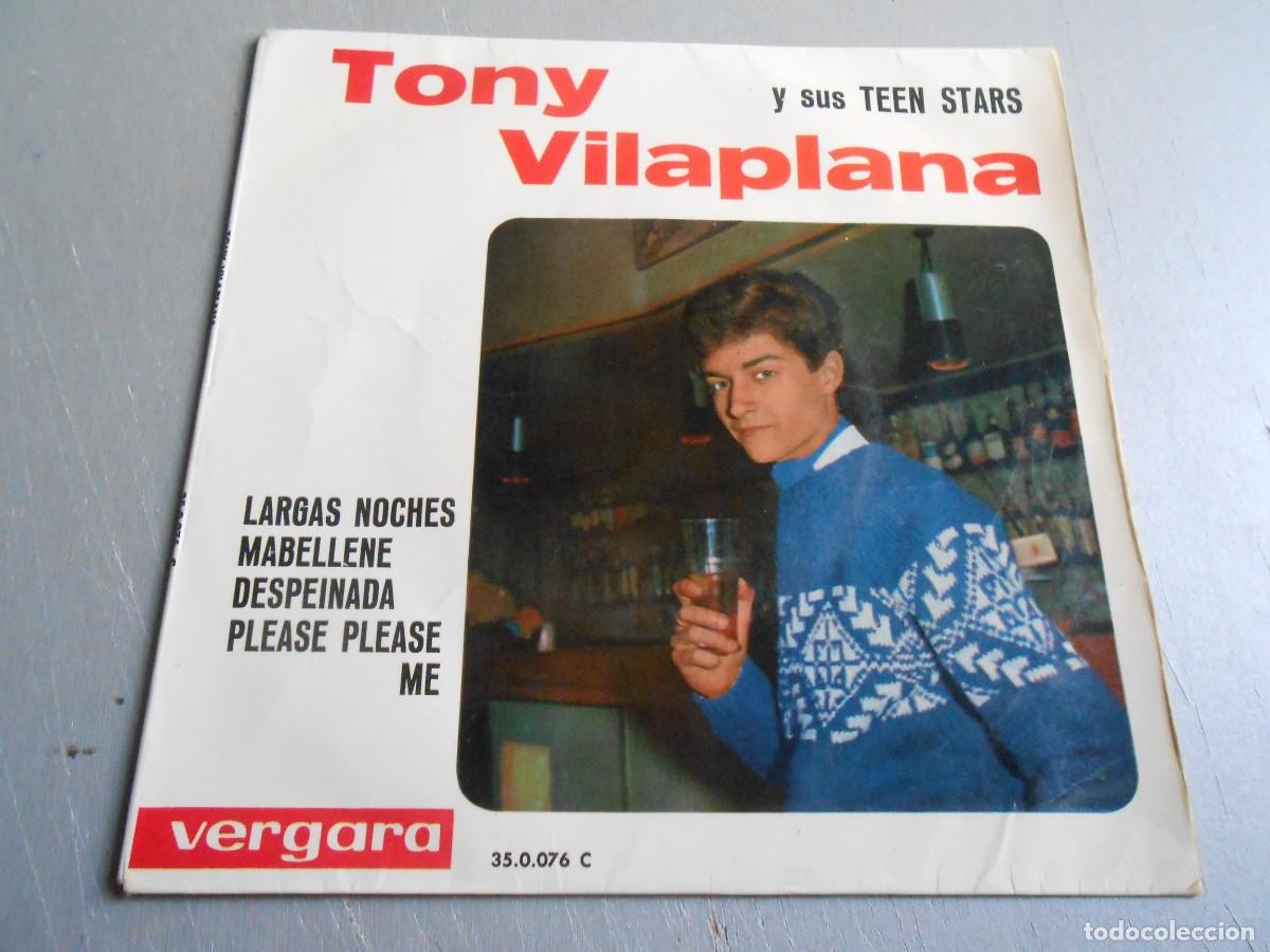 Discos de vinilo: TONY VILAPLANA, EP, LARGAS NOCHES + 3, A&Ntilde;O 1964, VERGARA 35.0.076 C