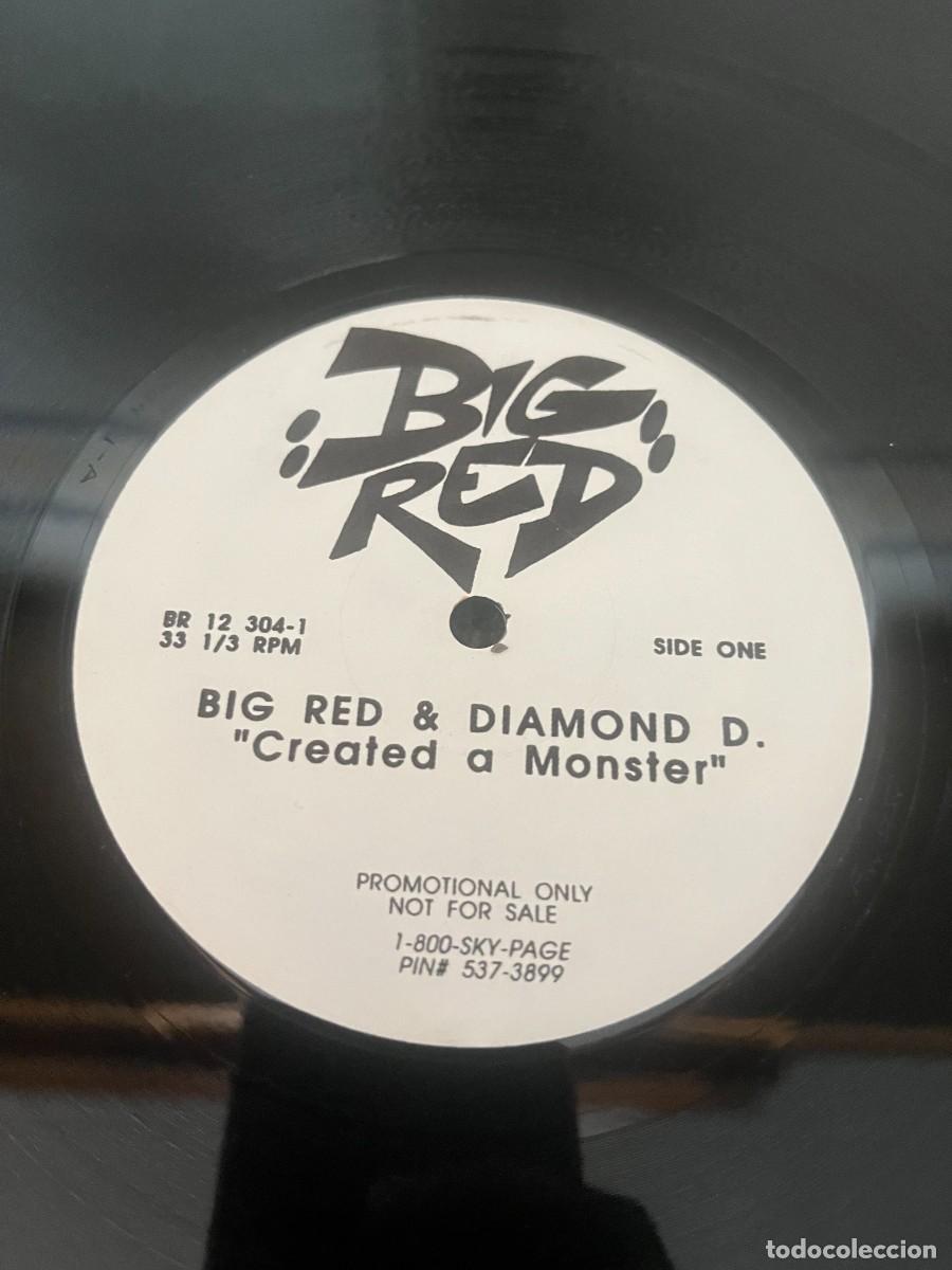 Discos de vinilo: Big Red & Diamond D Created A Monster - Foto 3