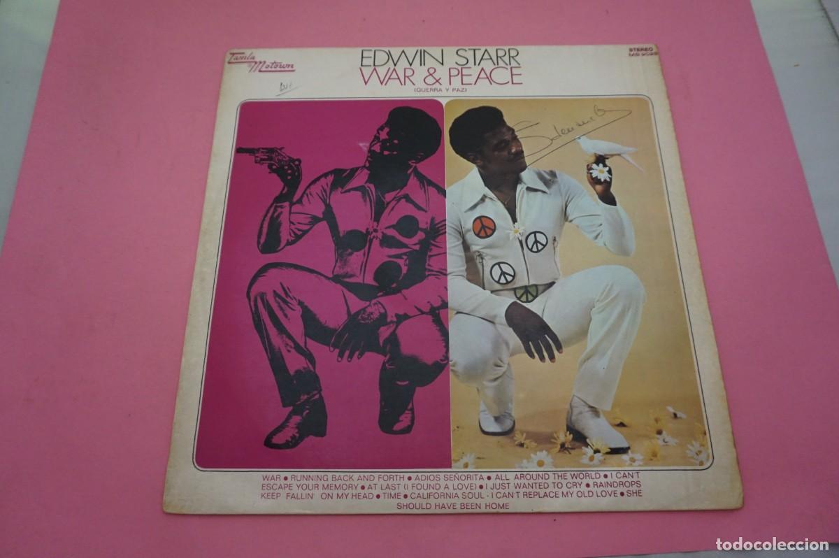 Discos de vinilo: LP/ EDWIN STARR - WAR & PEACE - GUERRA Y PAZ - EL VINILO ESTA EN BUEN ESTADO
