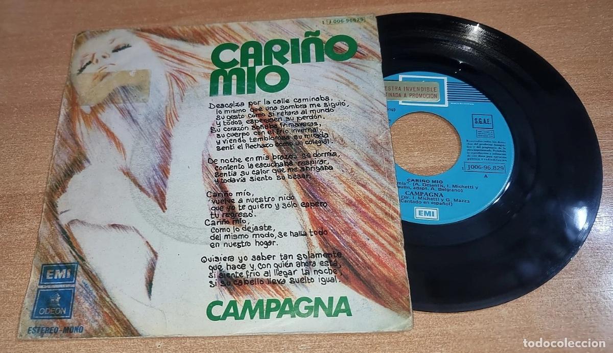 Discos de vinilo: I CUGINI DI CAMPAGNA Cari&ntilde;o mio CANTADO EN ESPA&Ntilde;OL 7&rdquo; SINGLE VINILO PROMO DEL A&Ntilde;O 1975 2 TEMAS