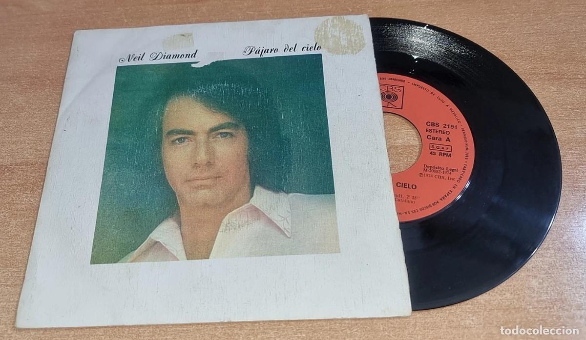 Discos de vinilo: NEIL DIAMOND Skybird 7&rdquo; SINGLE VINILO DEL A&Ntilde;O 1974 CONTIENE 2 TEMAS