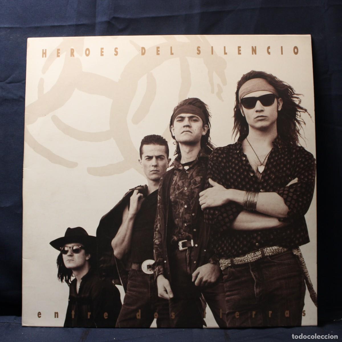 Discos de vinilo: H&eacute;roes Del Silencio &ndash; Entre Dos Tierras MAXI SINGLE 1990