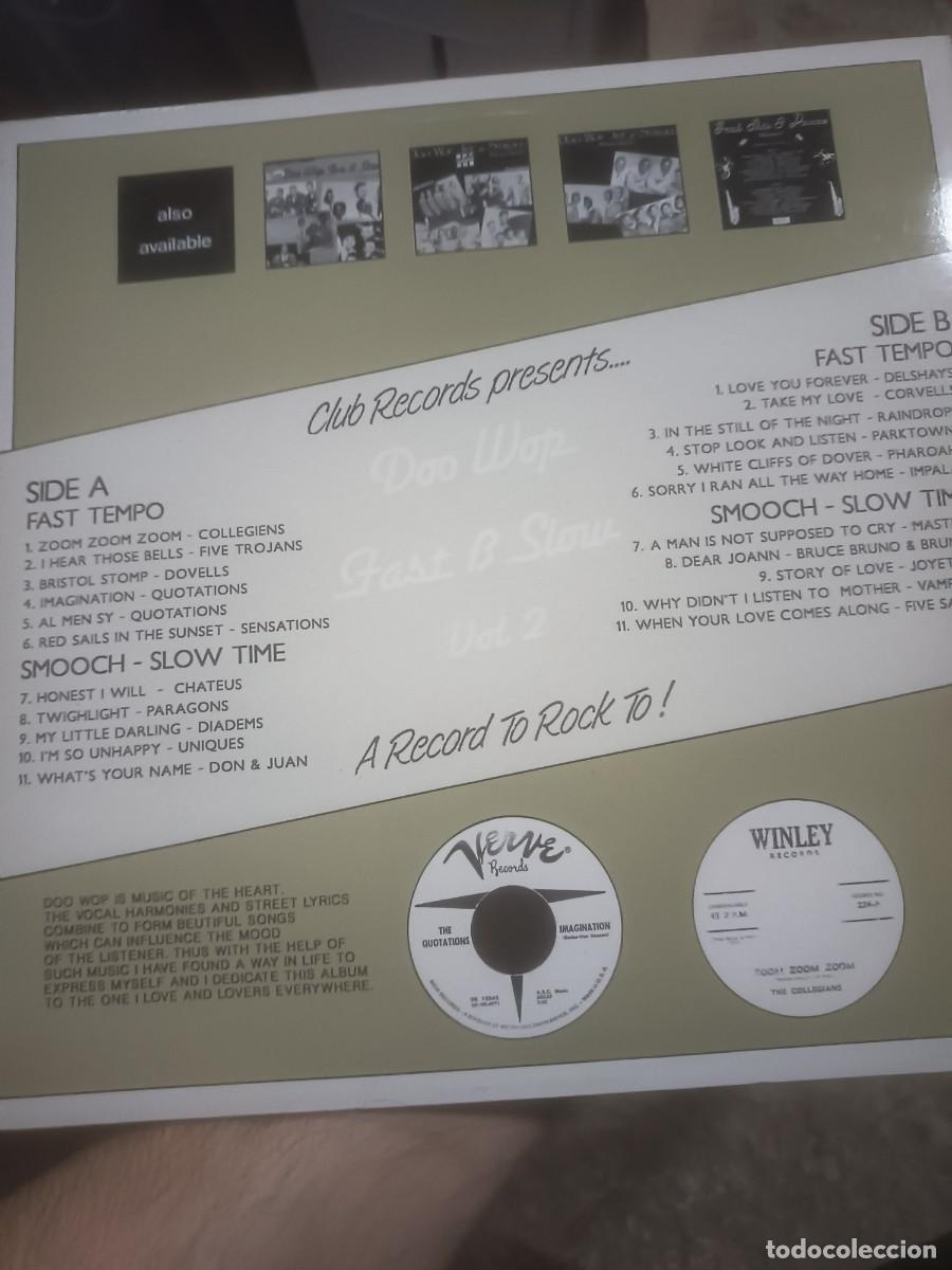 Discos de vinilo: DISCO LP DOO WOOP FAST B SLOW VOL.2 - Foto 2