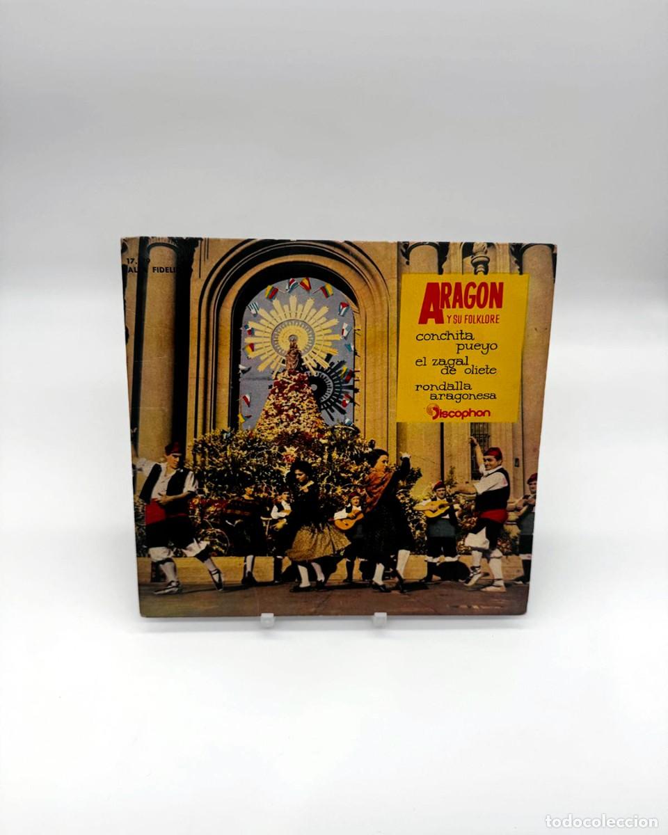 Discos de vinilo: Aragon Y Su Folklore EP Vinilo 7&rdquo; Discophon 1961 Conchita Pueyo El Zagal