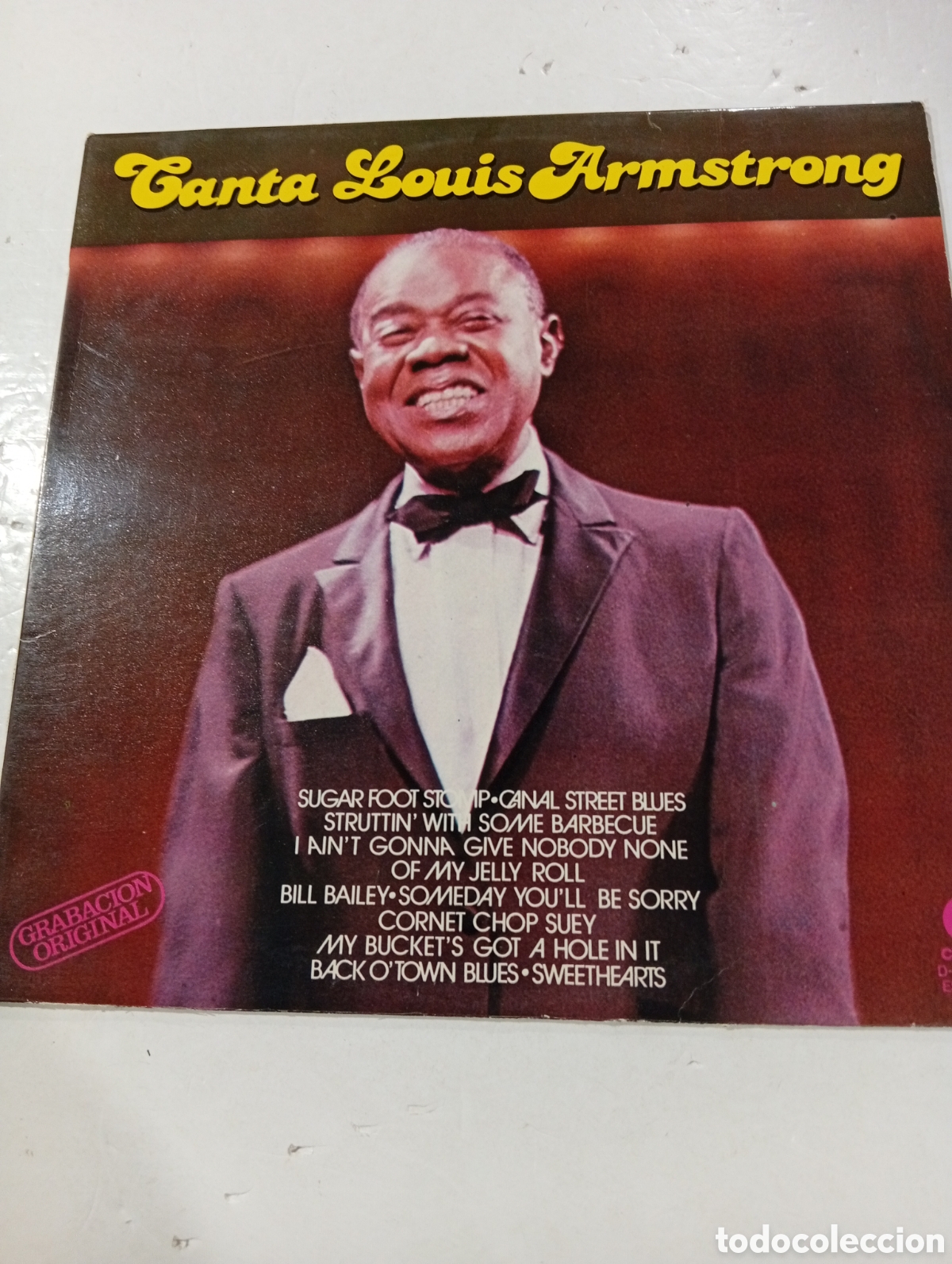 Disques de vinyle: Canta Louis Armstrong