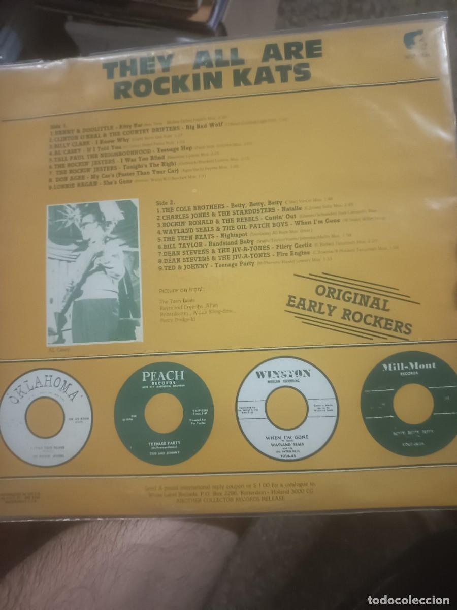 Discos de vinilo: DiSCO LP THEY ALL ARE ROCKING KATS - Foto 2
