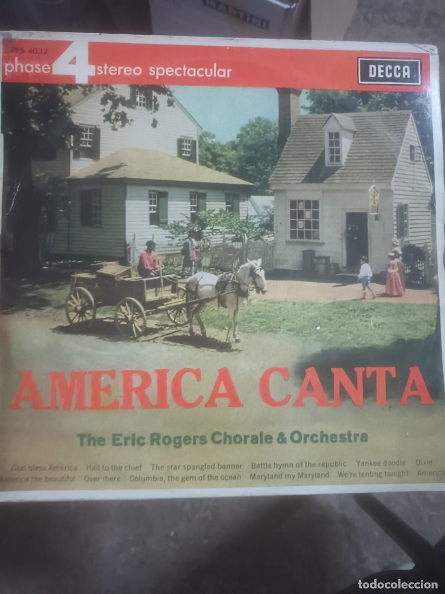 Discos de vinilo: DISCO LP AMERICA CANTA ,( England) - Foto 1