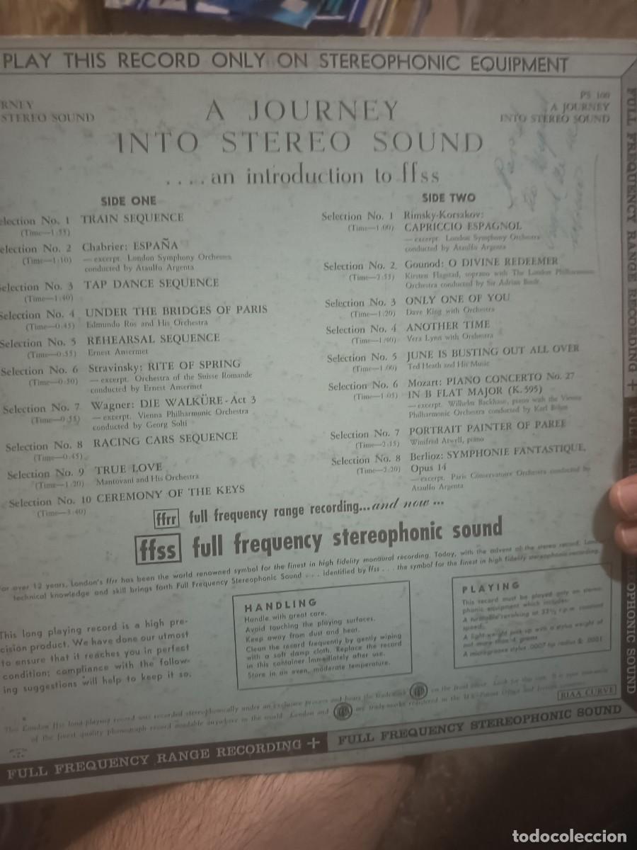 Discos de vinilo: DISCO LP A JOURNEY INTO STEREO SOUND - Foto 2