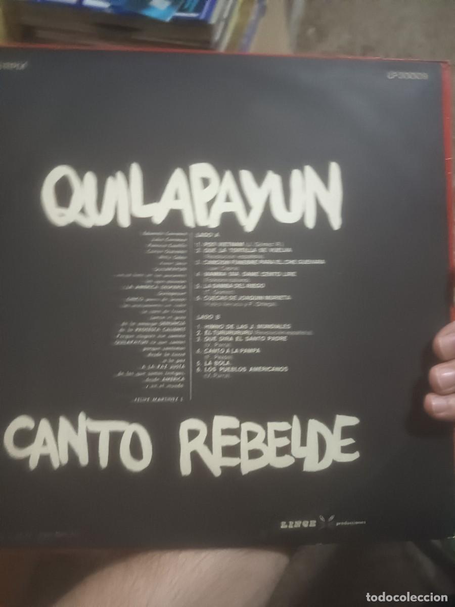 Discos de vinilo: DiSCO LP QUILAPAYUN,( canto rebelde) - Foto 2