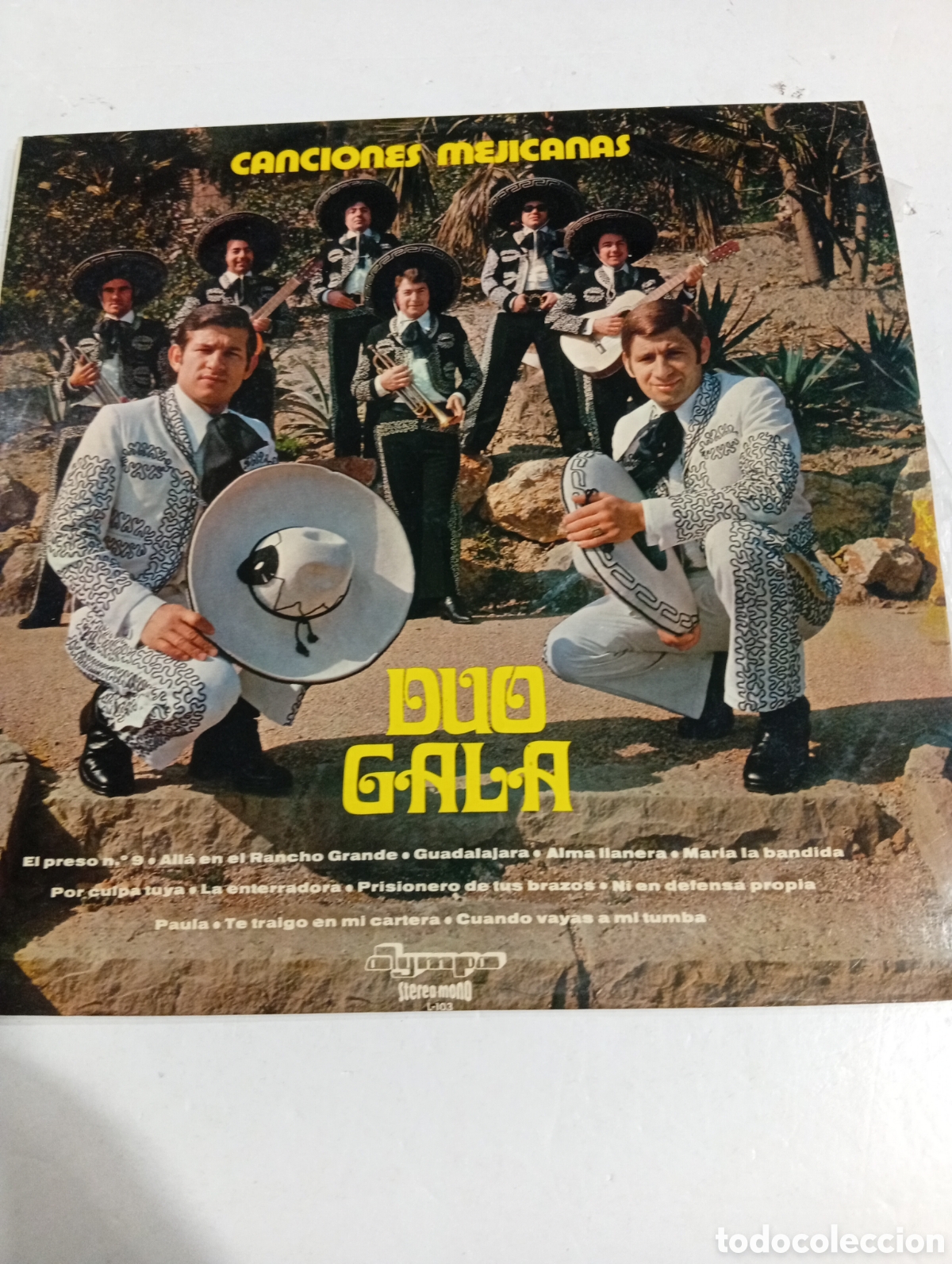 Discos de vinilo: Duo Gala Canciones Mejicanas - Foto 1