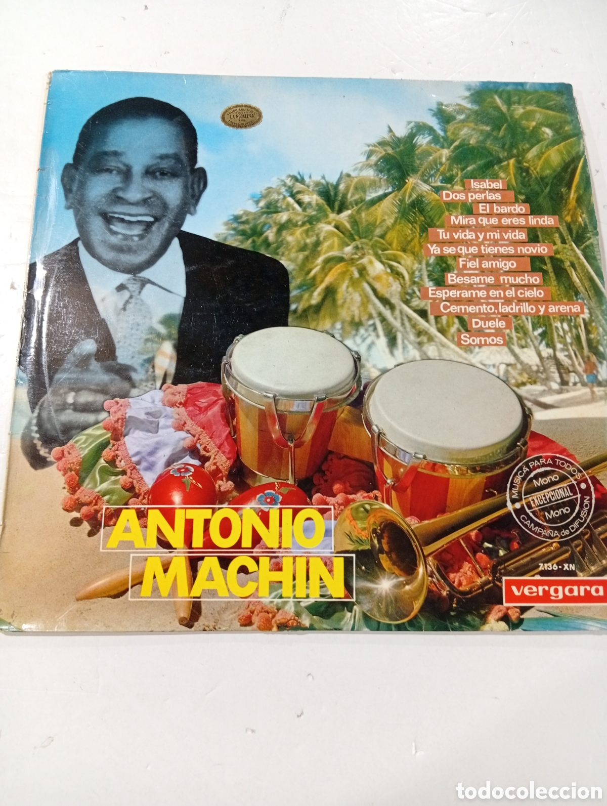 Discos de vinilo: Antonio Mach&iacute;n Isabel, besame mucho...
