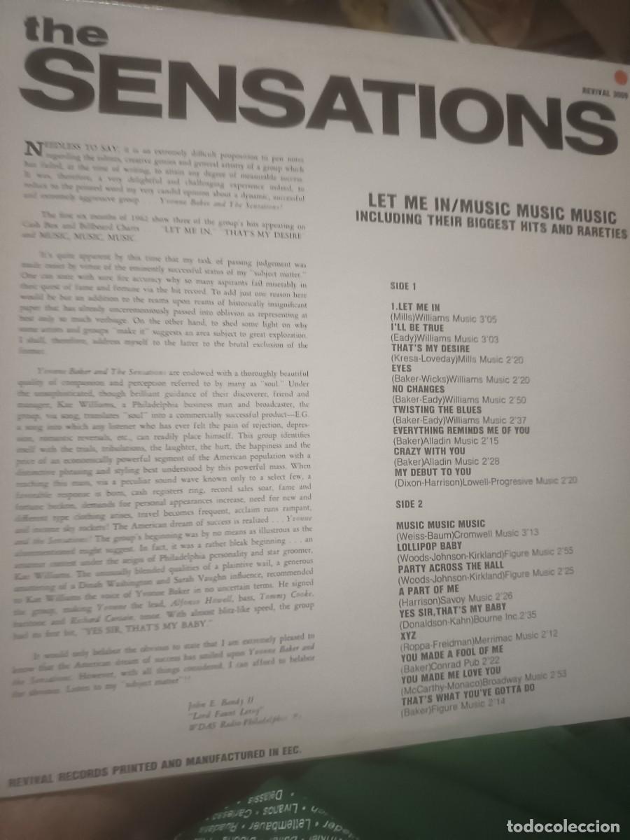 Discos de vinilo: DISCO LP THE SENSATIONS - Foto 2