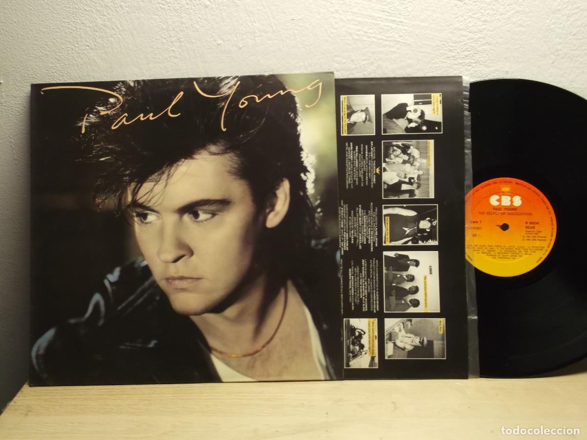 Discos de vinilo: Paul Young &ndash; The Secret Of Association LP 1985 SPAIN