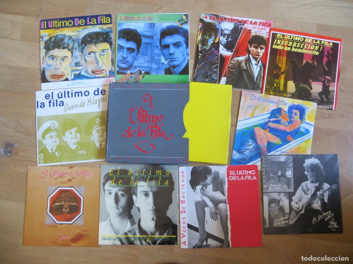 Discos de vinilo: El &Uacute;ltimo De La Fila - Singles 1985-1988 - Box Set con 9 Singles + poster. Edici&oacute;n limitada.