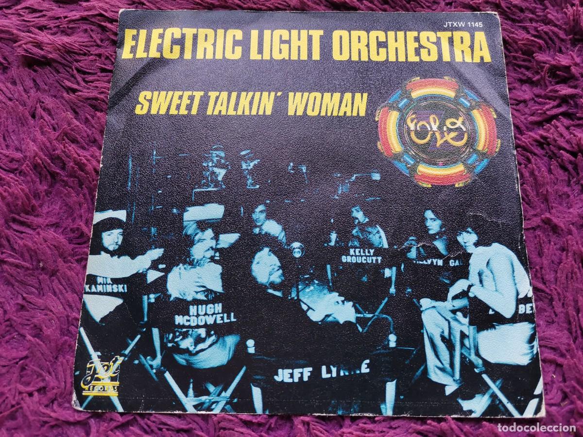 Discos de vinilo: Electric Light Orchestra &ndash; Sweet Talkin' Woman Vinilo 7&rdquo; Single 1978 France JTXW 1145