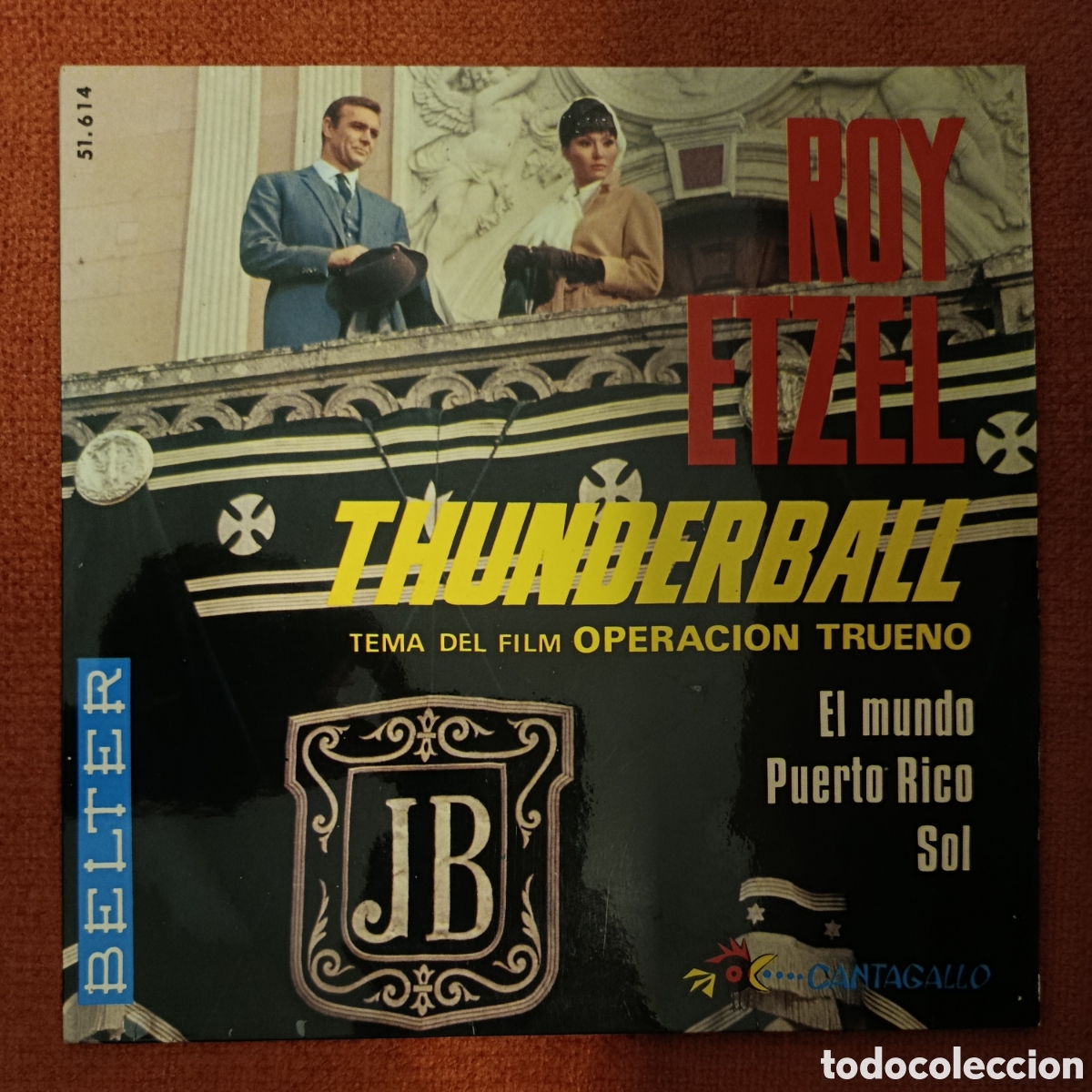 Discos de vinilo: Thunderball. Roy Etzel. Vinyl - 7&rdquo;, 45 RPM, EP