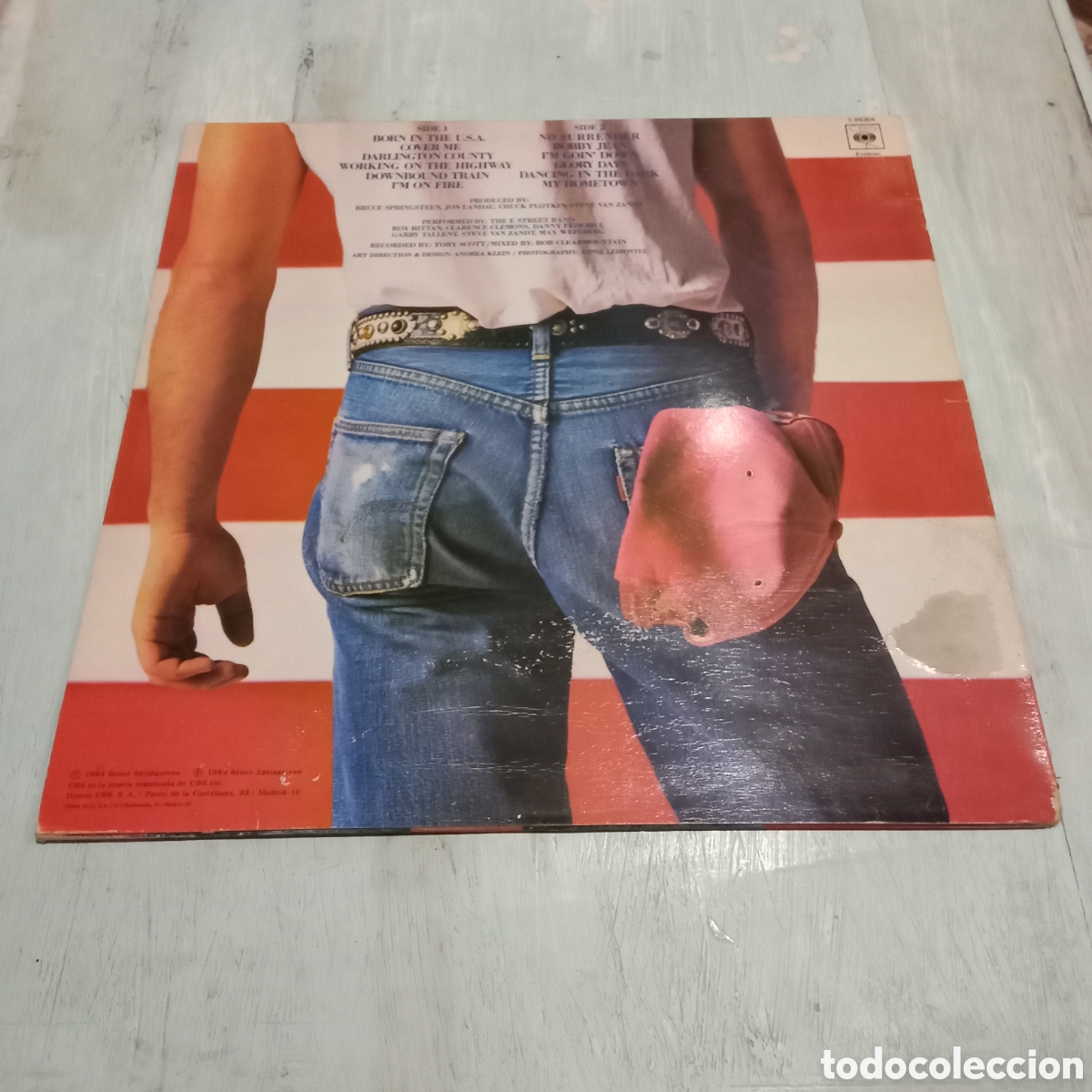 Discos de vinilo: BRUCE SPRINGSTEEN - BORN IN THE U.S.A. - LP - Foto 2