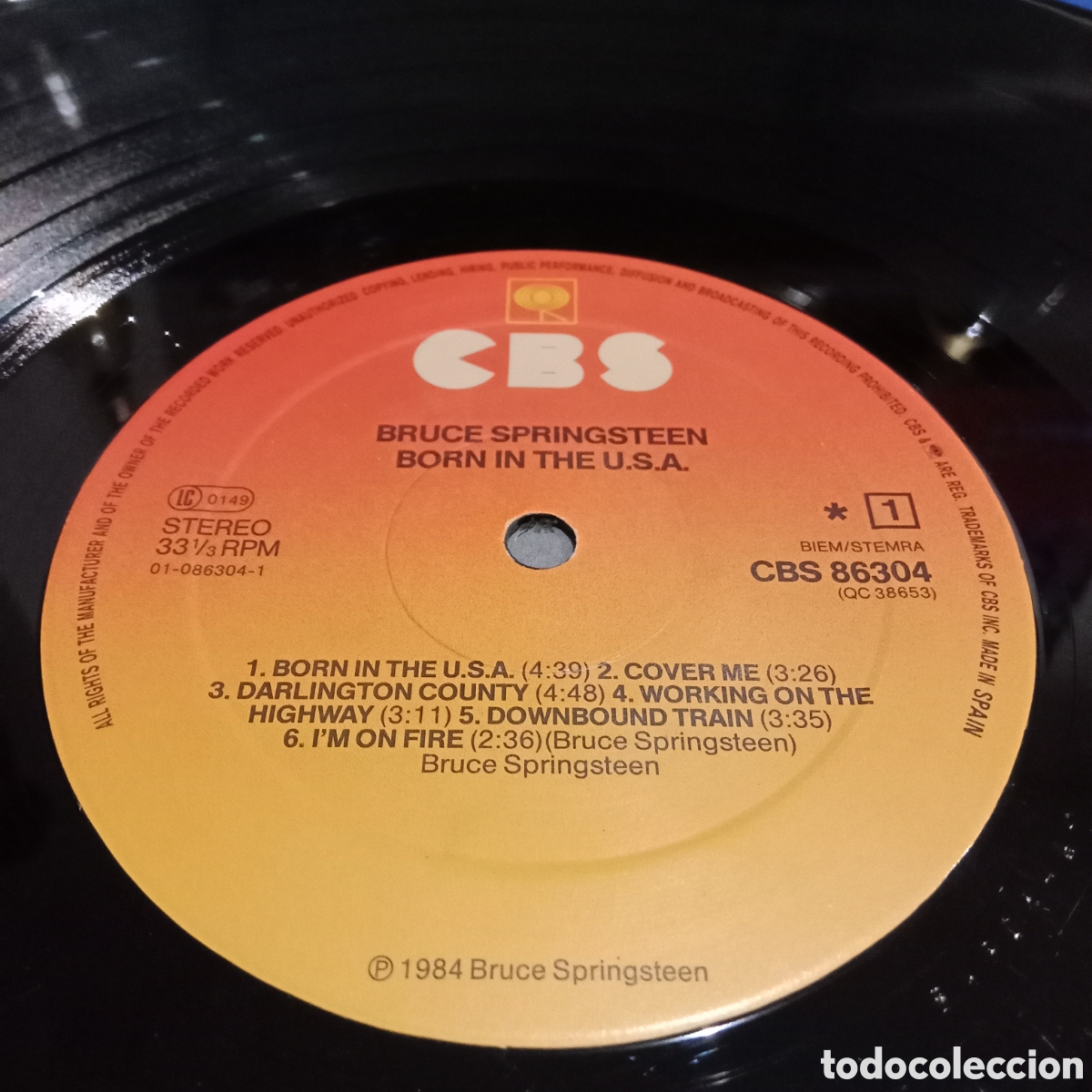 Discos de vinilo: BRUCE SPRINGSTEEN - BORN IN THE U.S.A. - LP - Foto 10