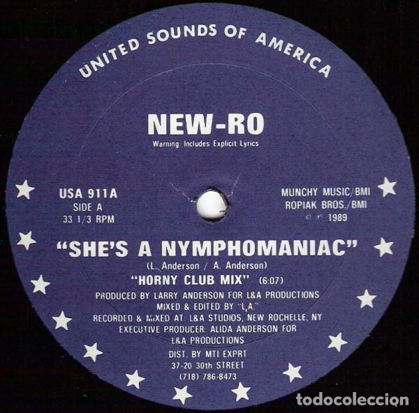 Discos de vinilo: New-Ro &ndash; She's A Nymphomaniac (Vinyl, United Sounds of America USA 911)