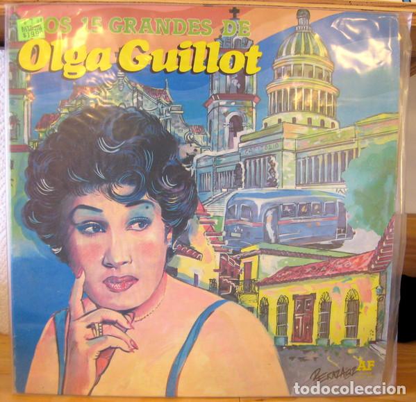 Discos de vinilo: Olga Guillot &ndash; Los 15 Grandes De Olga Guillot (Vinyl, Armada & Fernandez Of Florida Inc. 8001)