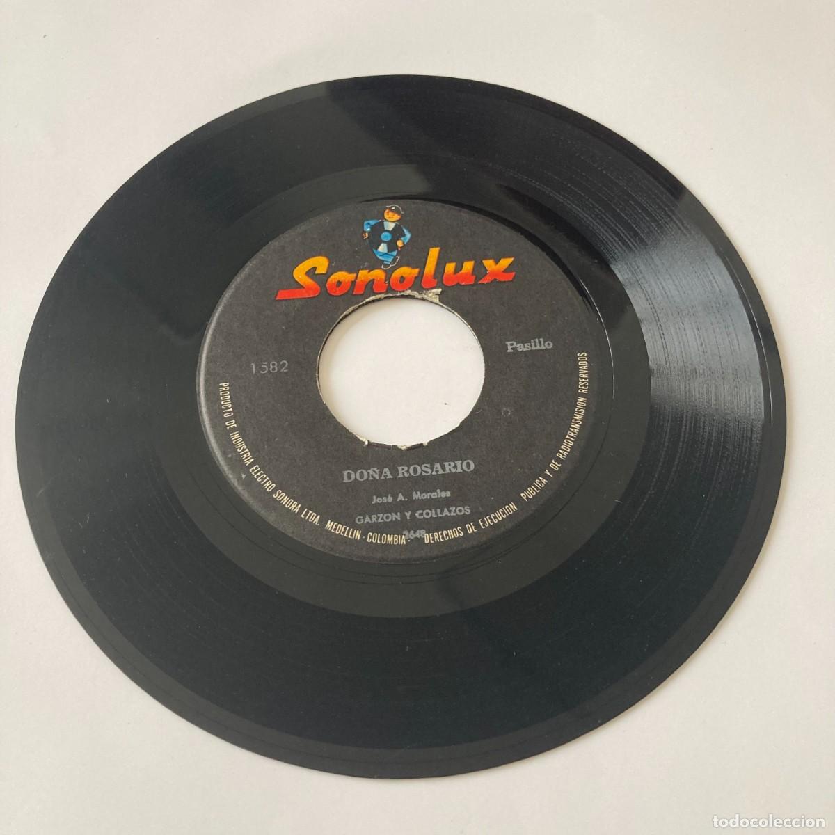 Discos de vinilo: VINILO SINGLE EP GARZON Y COLLAZOS PUEBLITO VIEJO Y DO&Ntilde;A ROSARIO, JOS&Eacute; A MORALES, , SONOLUX 1582