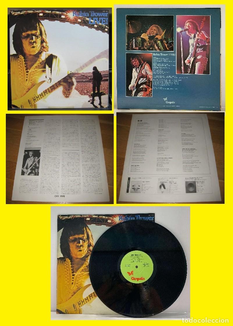 Discos de vinilo: robin trower live 75 !! LEGEND GREAT GUITAR, HARD BLUES !! 1&ordf; JAPAN EDT + INSERTO !! TODO EXC !!!!!