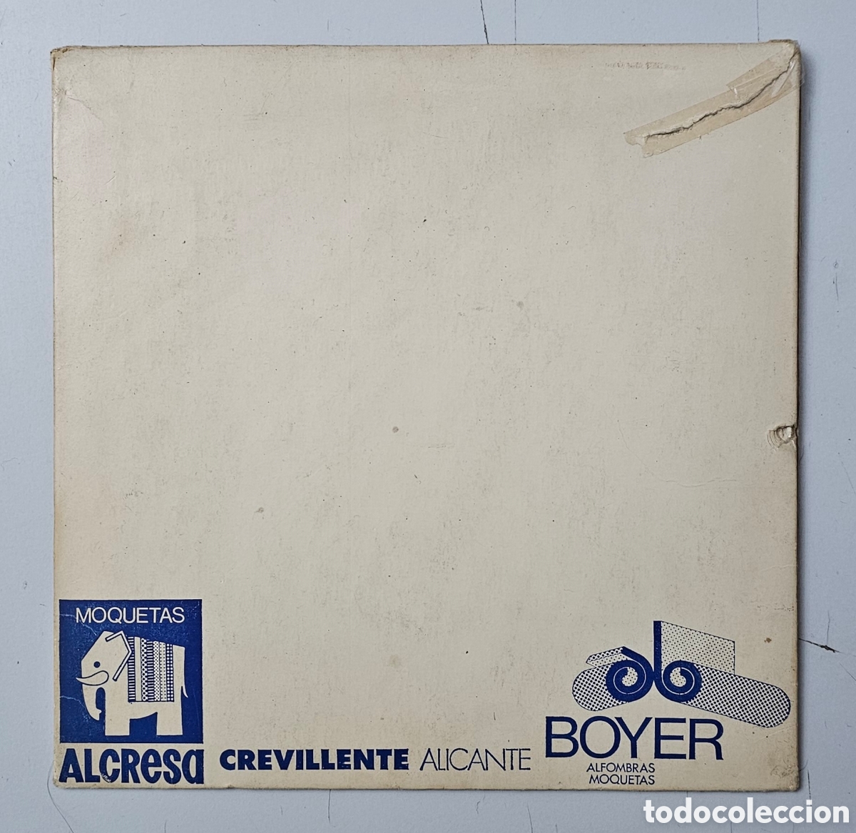 Disques de vinyle: EP BANDA MUNICIPAL ALICANTE Y CORAL CRIVILLENTINA Moquetas Alfombras Alcresa Boyer (Columbia, 1974)
