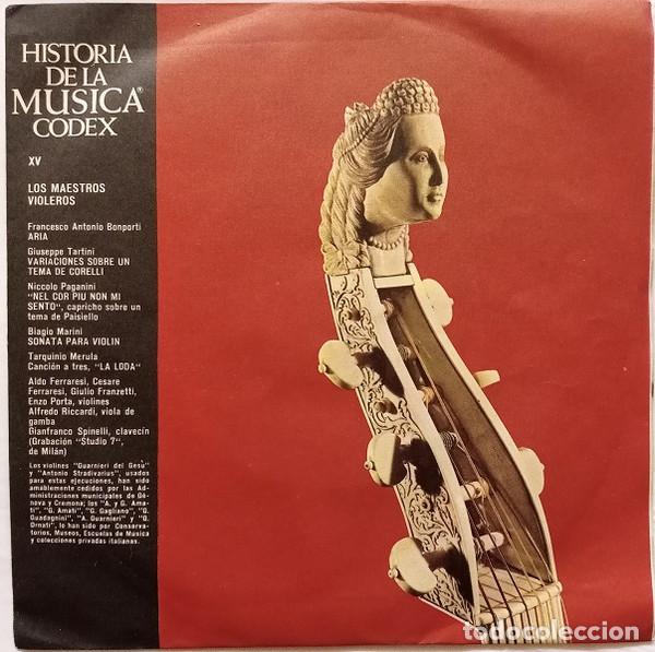 Discos de vinilo: Various &ndash; Historia De La M&uacute;sica XV - Los Maestros Violeros (Vinyl, Codex HdM - 015)