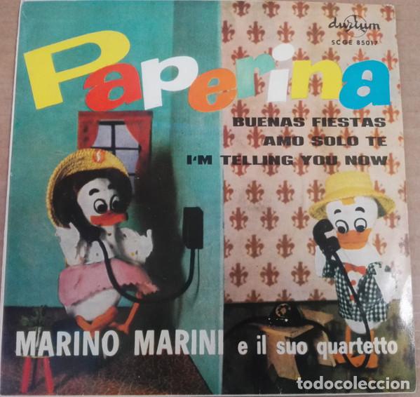 Discos de vinilo: Marino Marini Ed Il Suo Quartetto &ndash; Paperina (Vinyl, Durium SCGE 85017)