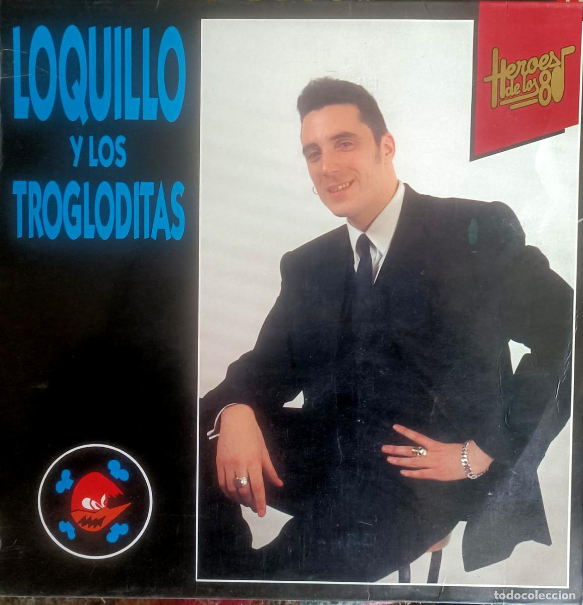 Discos de vinilo: disco vinilo Lp LOQUILLO Y LOS TROGLODITAS HEROES DE LOS 80&acute;S (1990) 3 CIPRESES