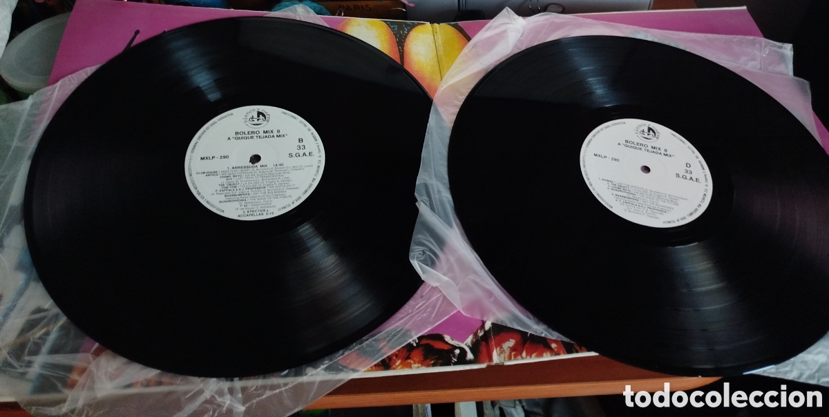 Discos de vinilo: Bolero mix 8. VV.AA. Doble LP - Foto 2