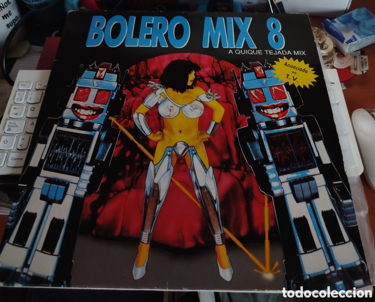 Discos de vinilo: Bolero mix 8. VV.AA. Doble LP - Foto 1