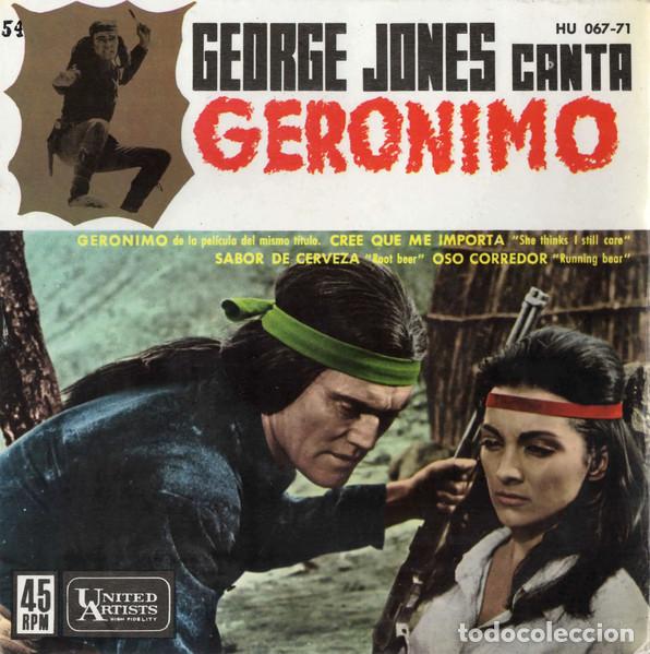 Discos de vinilo: George Jones &ndash; George Jones Canta Geronimo (Vinyl, United Artists Records HU 067-71)