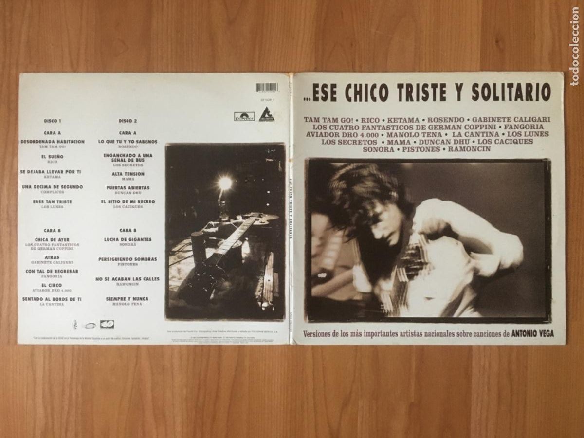 Discos de vinilo: ...ESE CHICO TRISTE Y SOLITARIO-ANTONIO VEGA(2LP&acute;S)