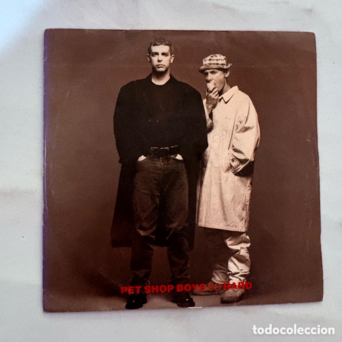Discos de vinilo: single 7'' Pet Shop Boys &lrm;&ndash; So Hard de 1990