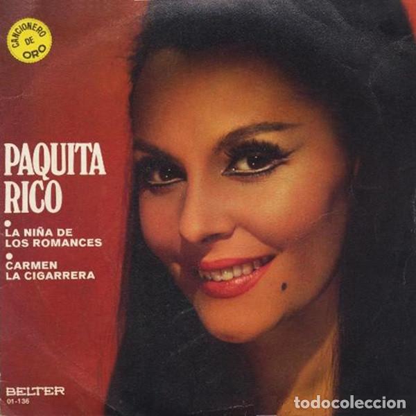 Discos de vinilo: Paquita Rico &ndash; La Ni&ntilde;a De Los Romances / Carmen La Cigarrera (Vinyl, Belter 01.136)