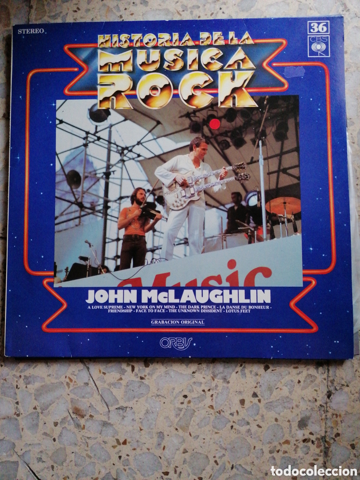 Discos de vinilo: LP JOHN MCLAUGHLIN HISTORIA MUSICA ROCK 36 EX