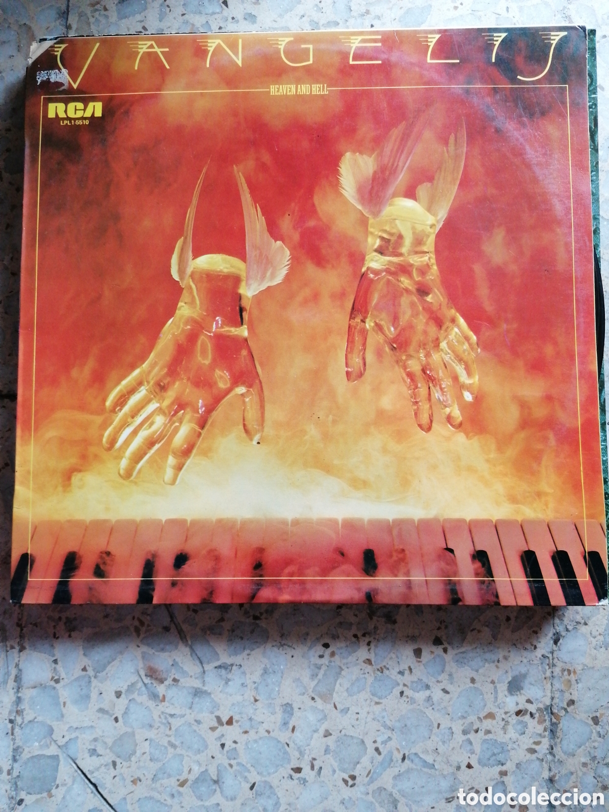 Discos de vinilo: LP VANGELIS HEAVEN AND HELL 1976 ESPA&Ntilde;A
