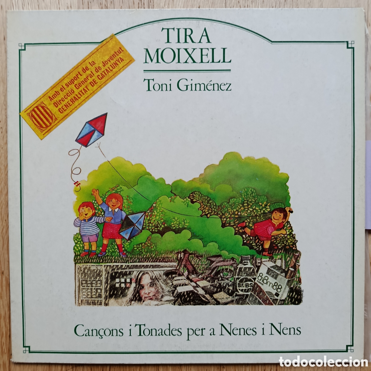 Discos de vinilo: Tira Moixell (Can&ccedil;ons i tornades per a nenes i nens). Toni Gim&eacute;nez. Vinyl - LP, Album, Stereo, Mono.