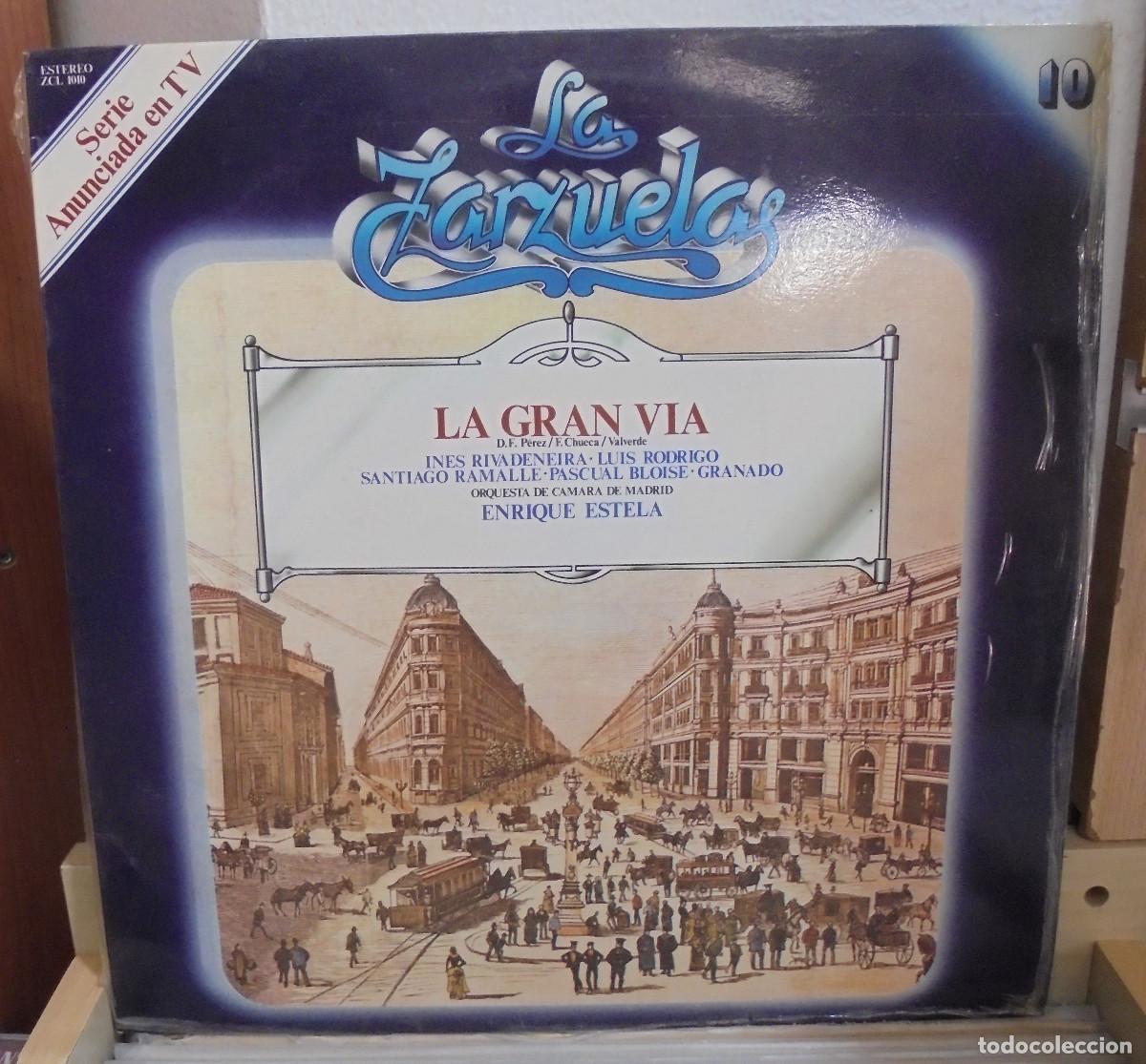 Discos de vinilo: La Gran Via. Zafiro 1979 -- LP