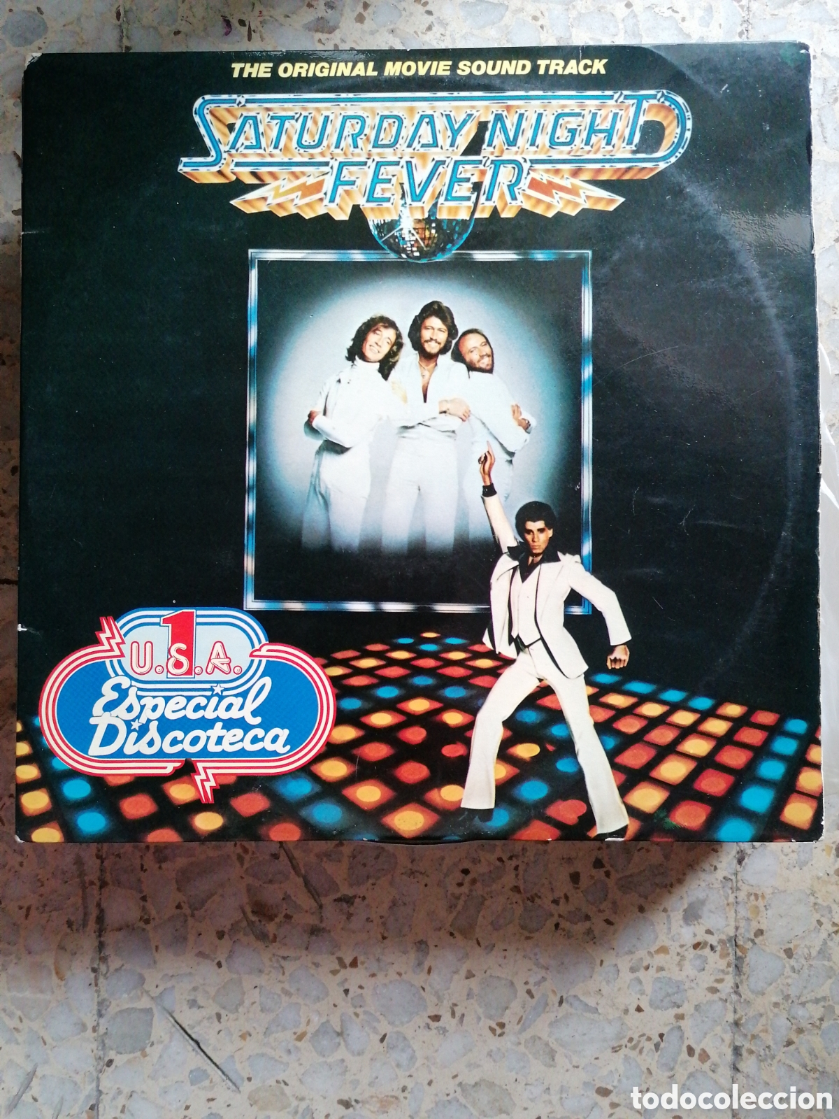 Discos de vinilo: 2 LP FIEBRE DEL SABADO NOCHE SATURDAY NIGHT FEVER SPAIN 1977 INSERT PORTADA DOBLE