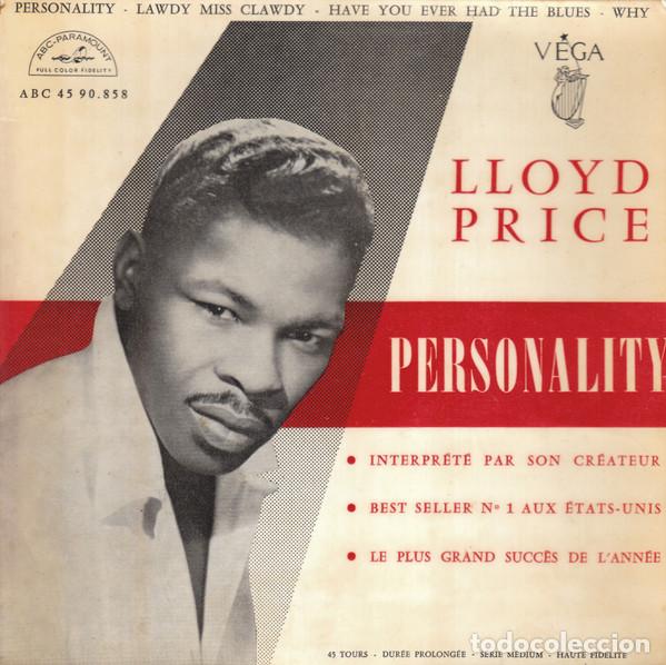 Discos de vinilo: Lloyd Price &ndash; Personality (Vinyl, ABC-Paramount ABC 45 90.858)